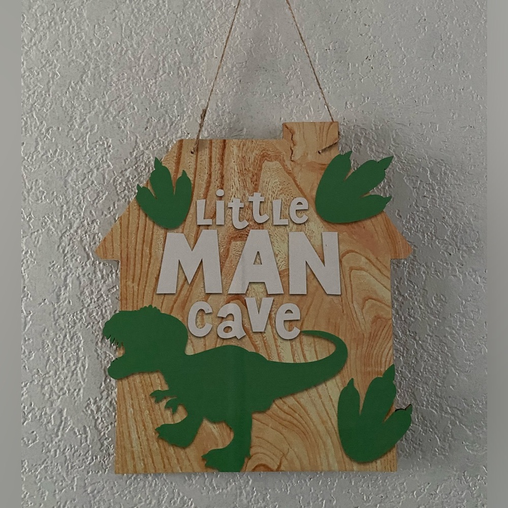 Set of 2 Dinosaur home wall decor
